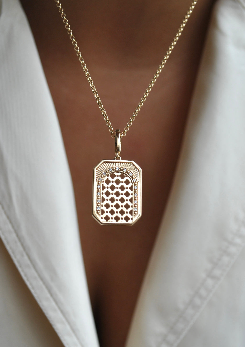 Jaali Charm Pendant