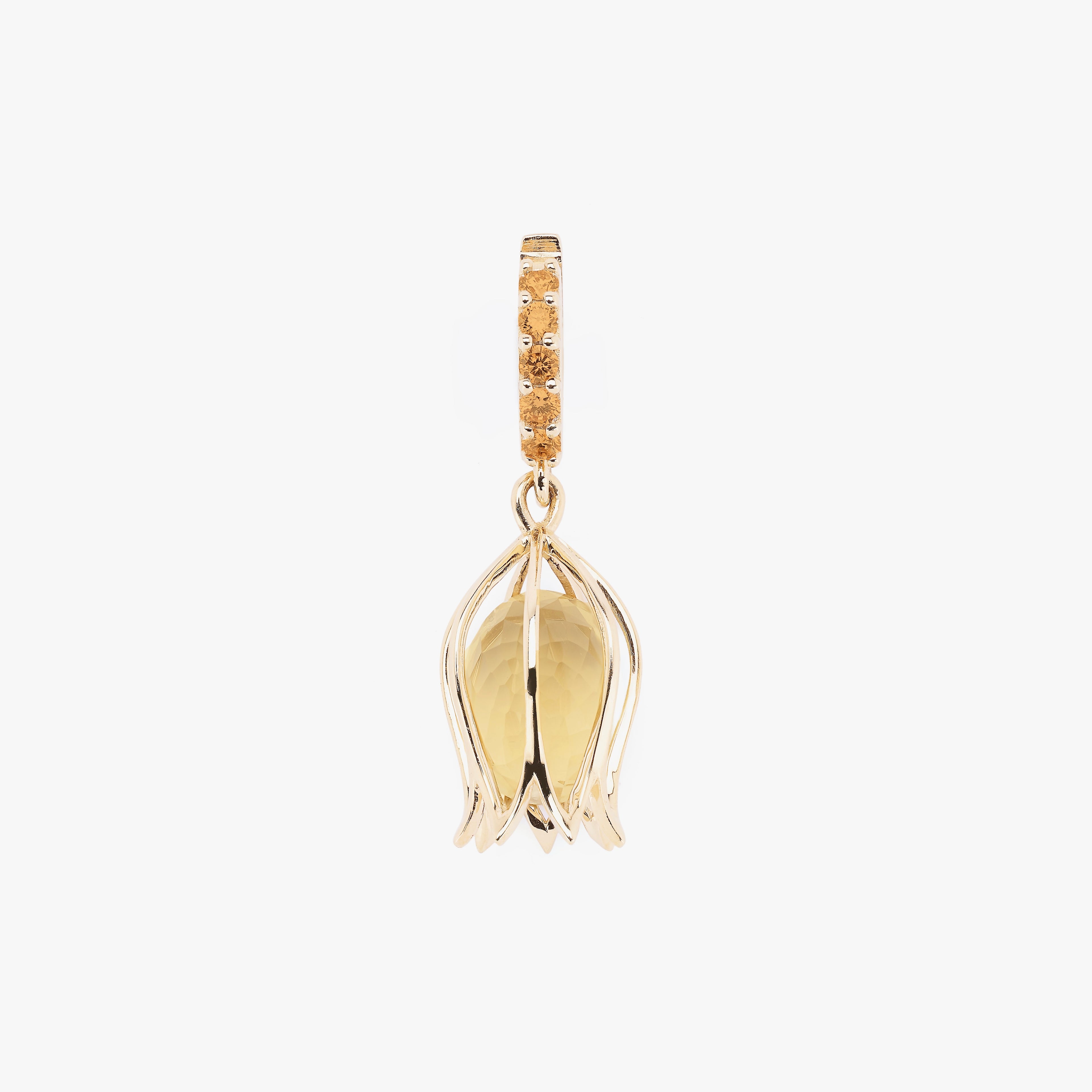 Tulip Lemon Charm Pendant