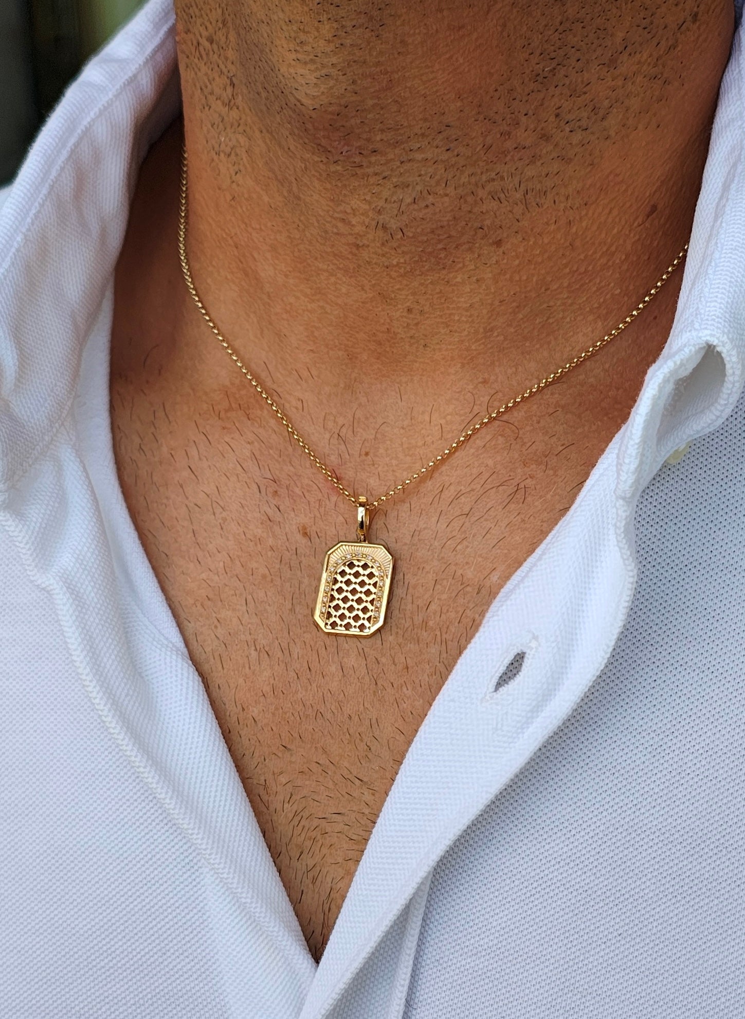 Jaali Charm Pendant