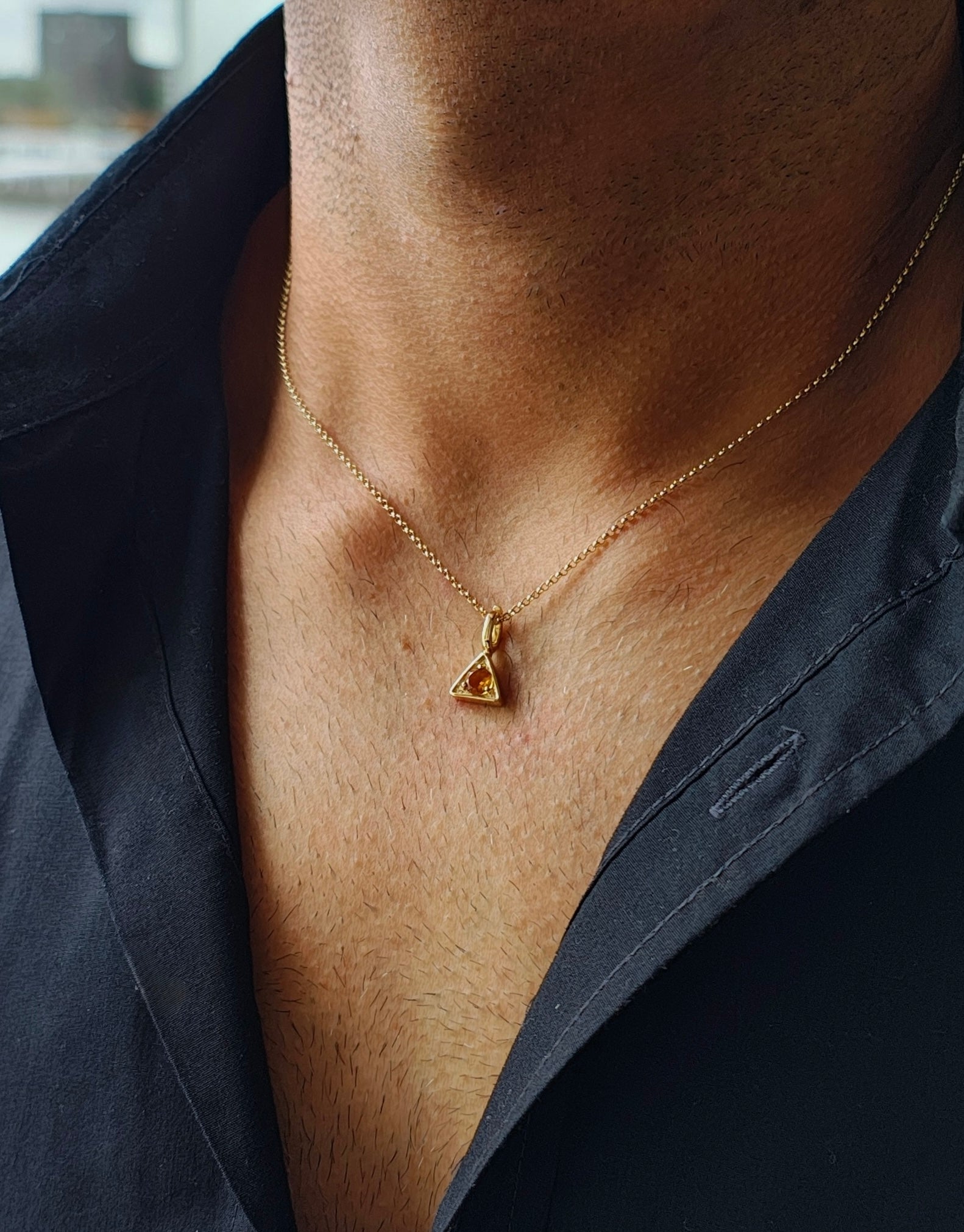 Agni Citrine Pendant