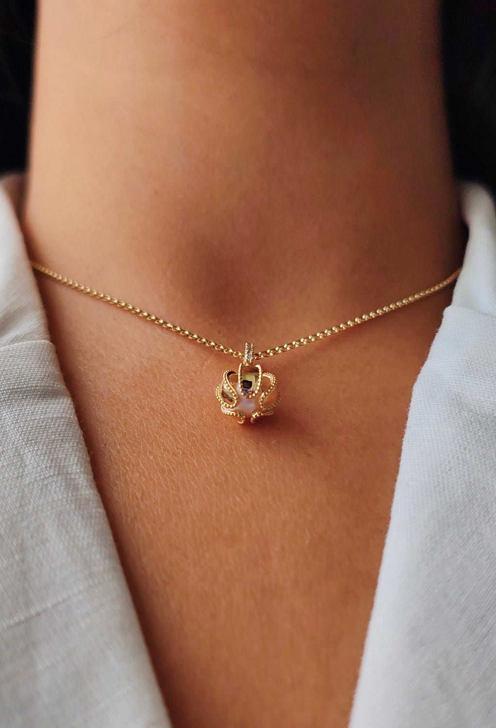 Ghungroo Pearl Charm Pendant