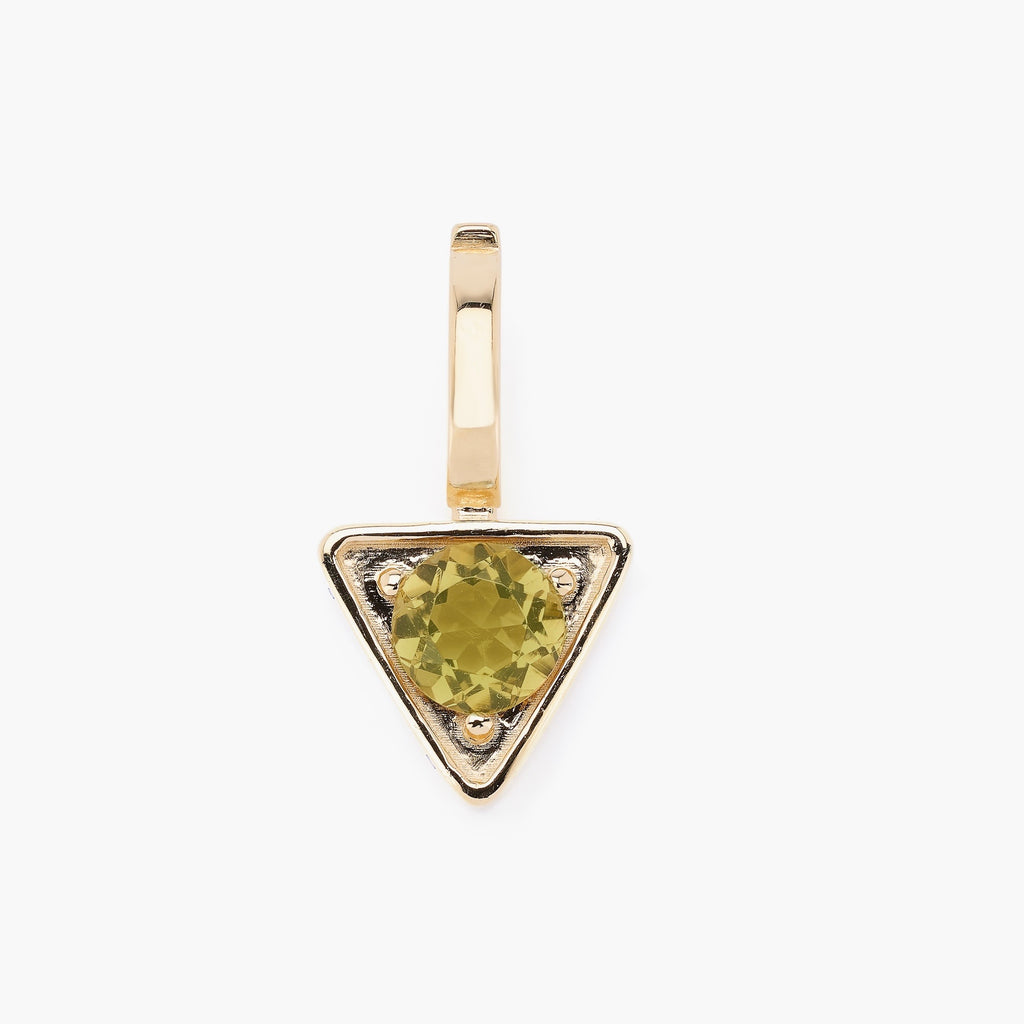 Shakti Olive Quartz Pendant
