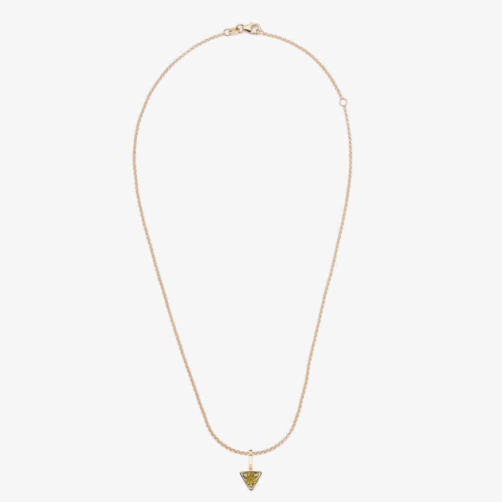 Shakti Olive Quartz Pendant