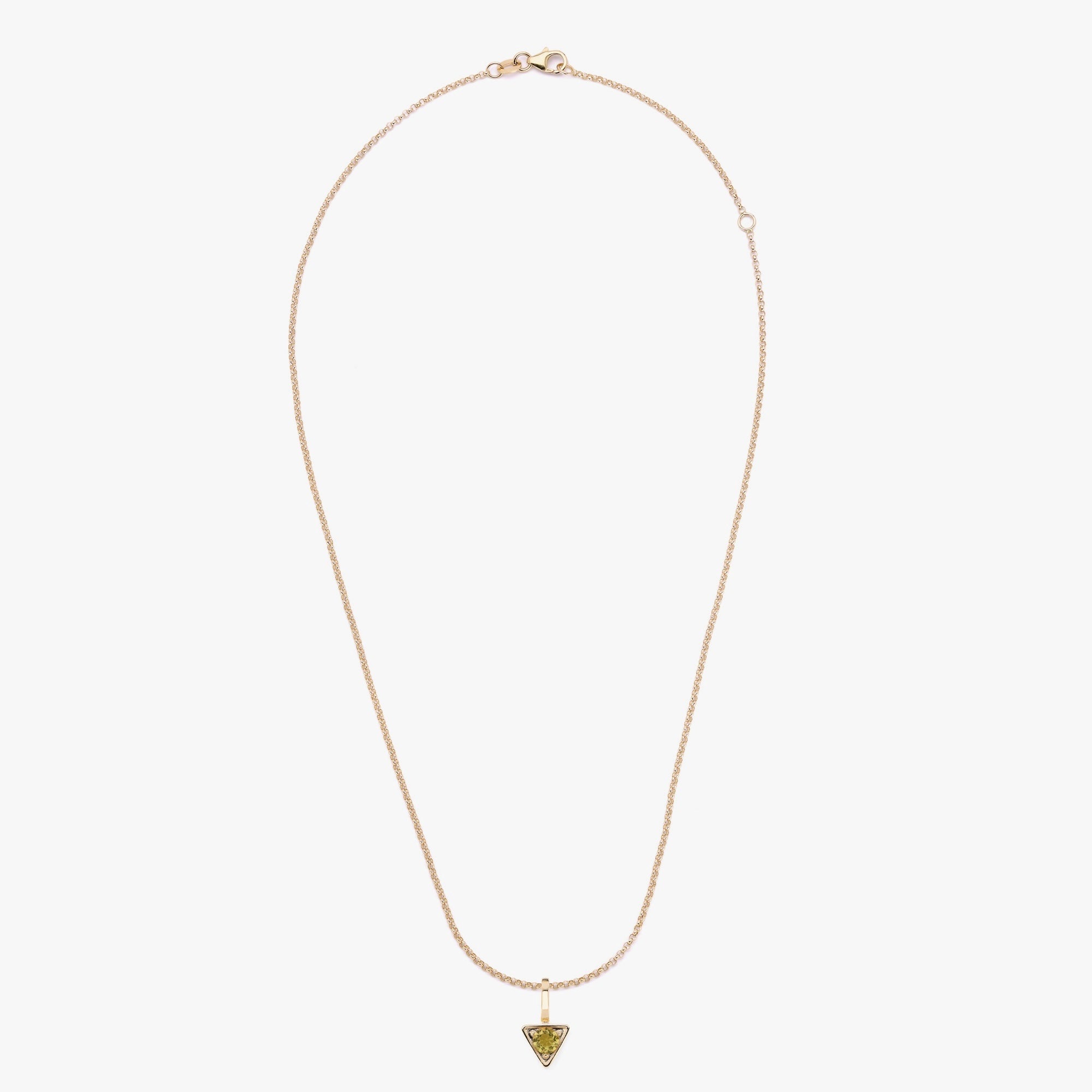 Shakti Olive Quartz Pendant