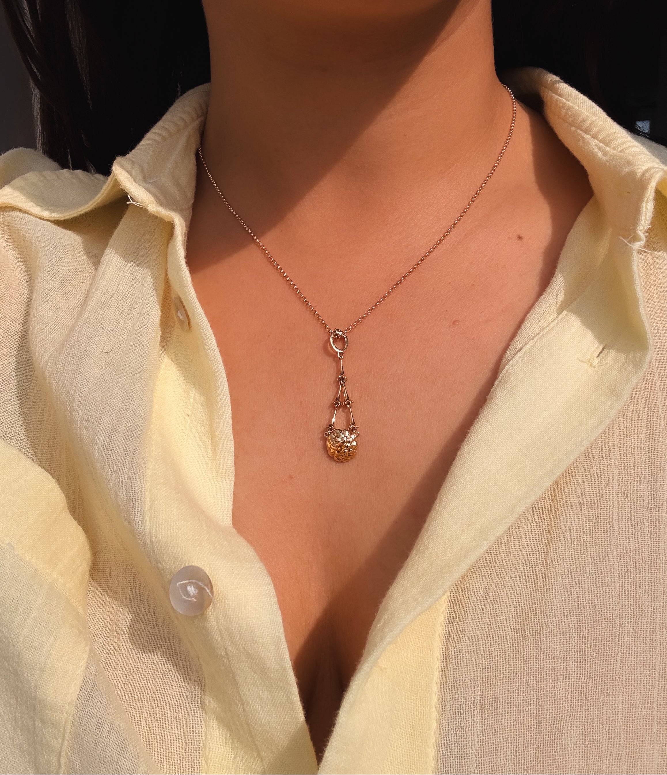 Marigold Charm Pendant