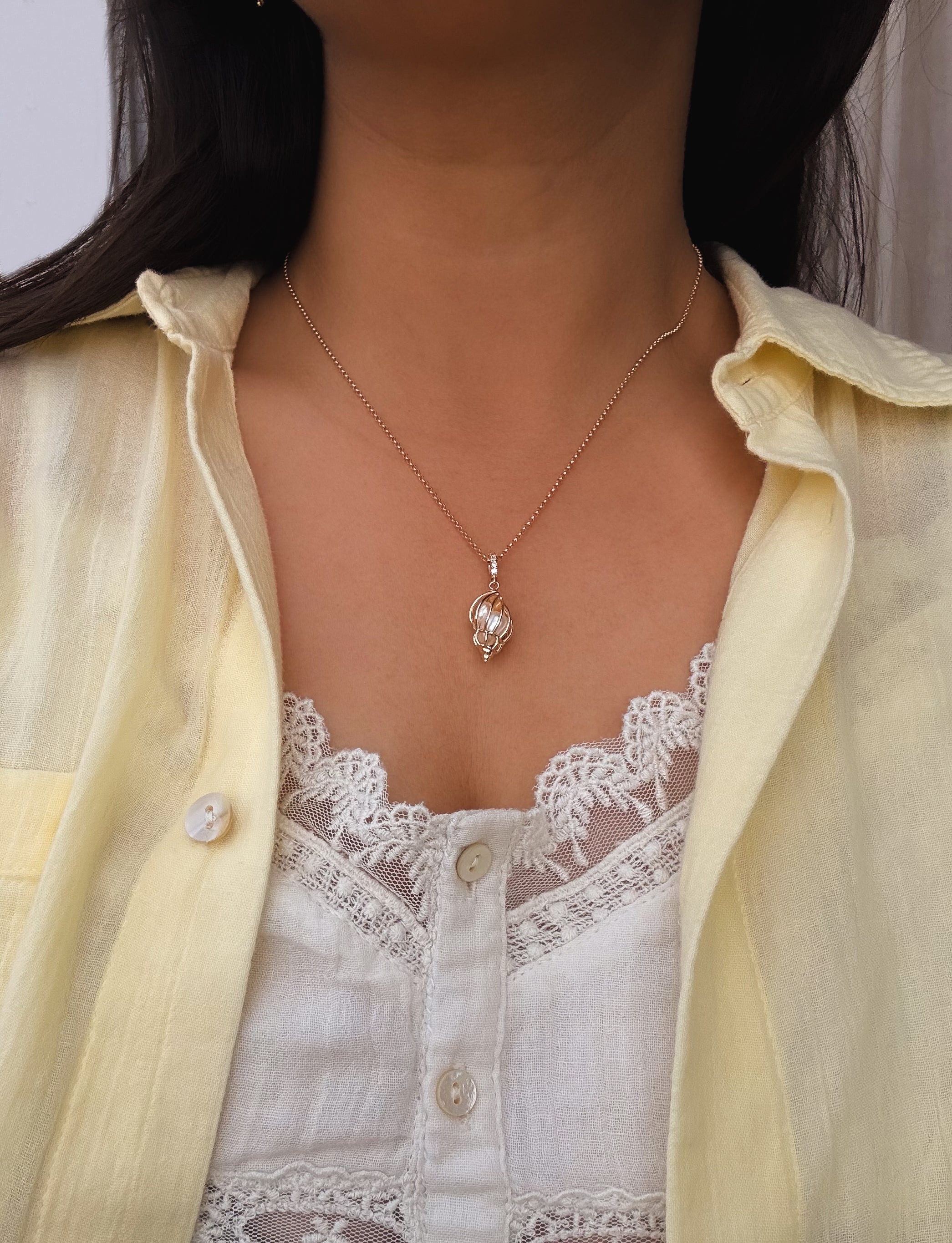 Shankh Charm Pendant