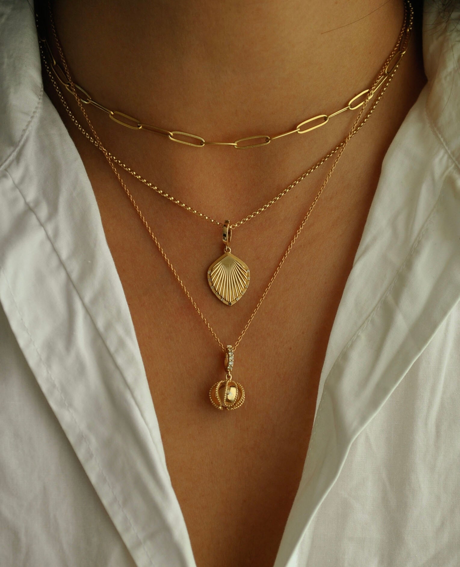 Ghungroo Pearl Charm Pendant