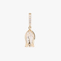 Tulip White Charm Pendant