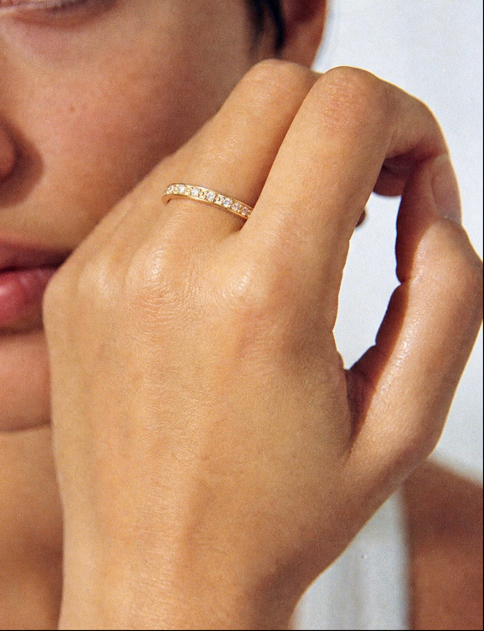 Jaali Diamond Ring