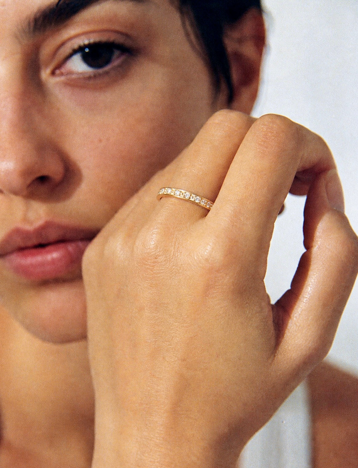 Jaali Diamond Ring