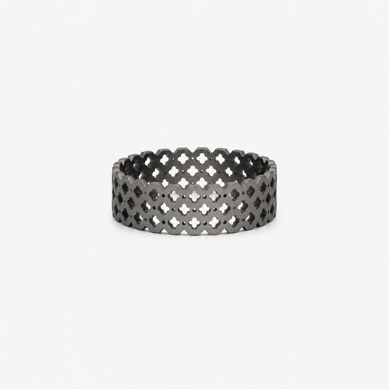 Jaali Band Ring Silver