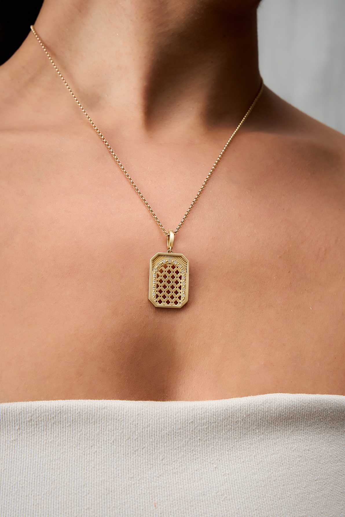 Jaali Charm Pendant
