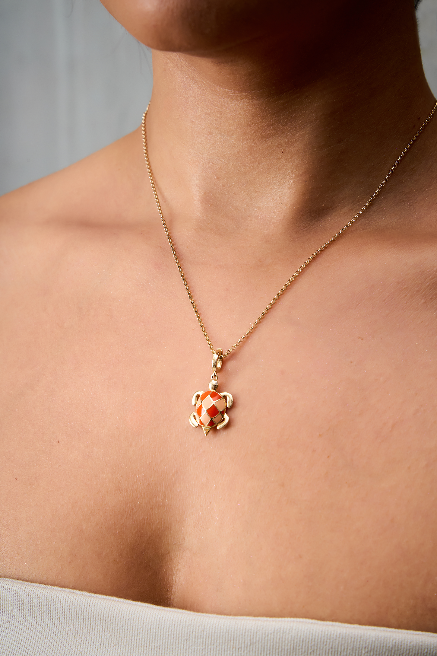 Tortoise Charm Pendant