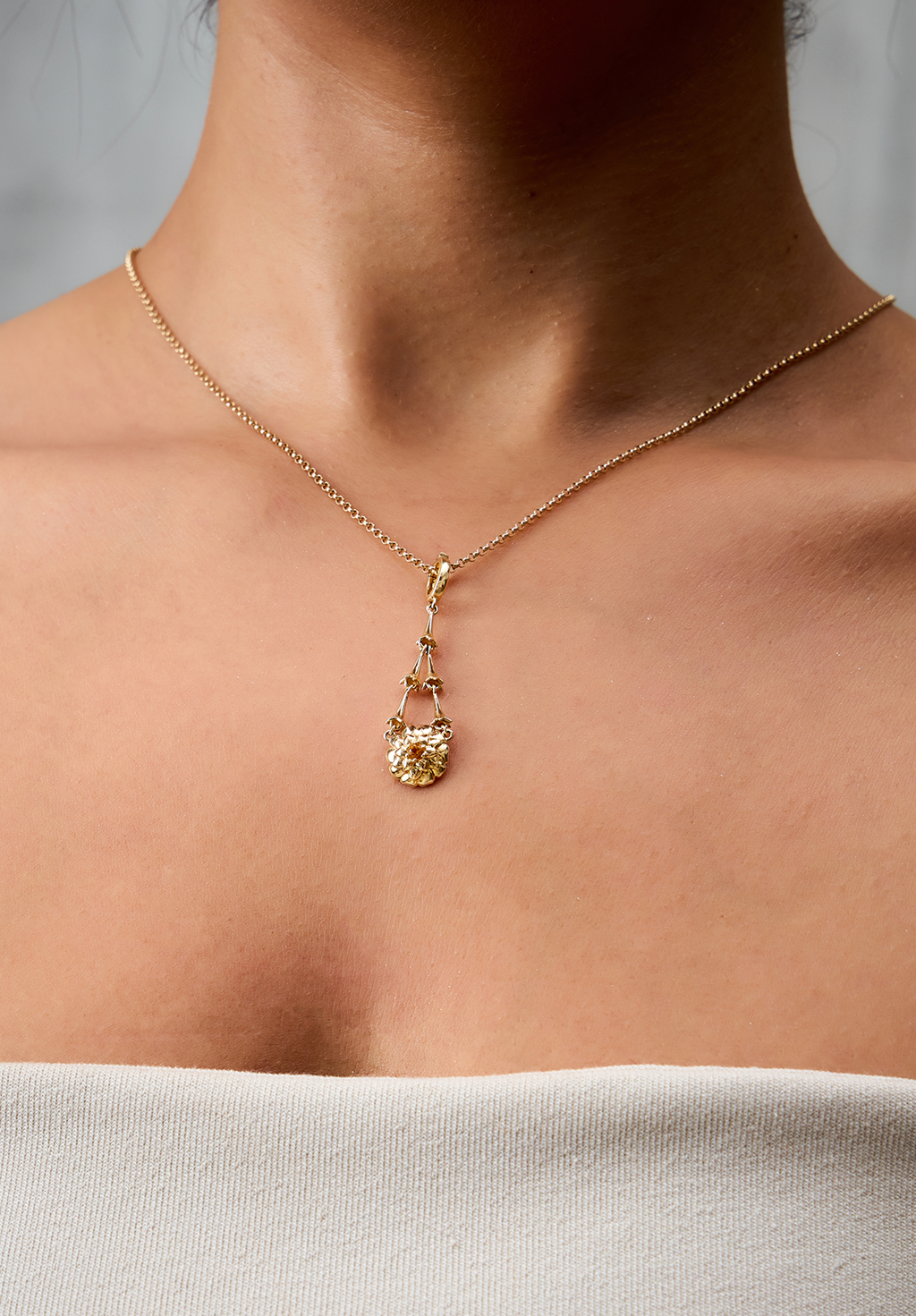 Marigold Charm Pendant