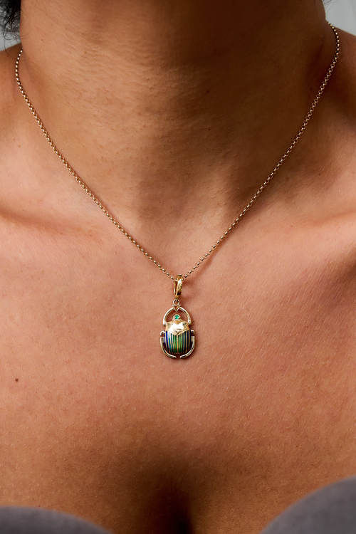 Beetle Charm Pendant