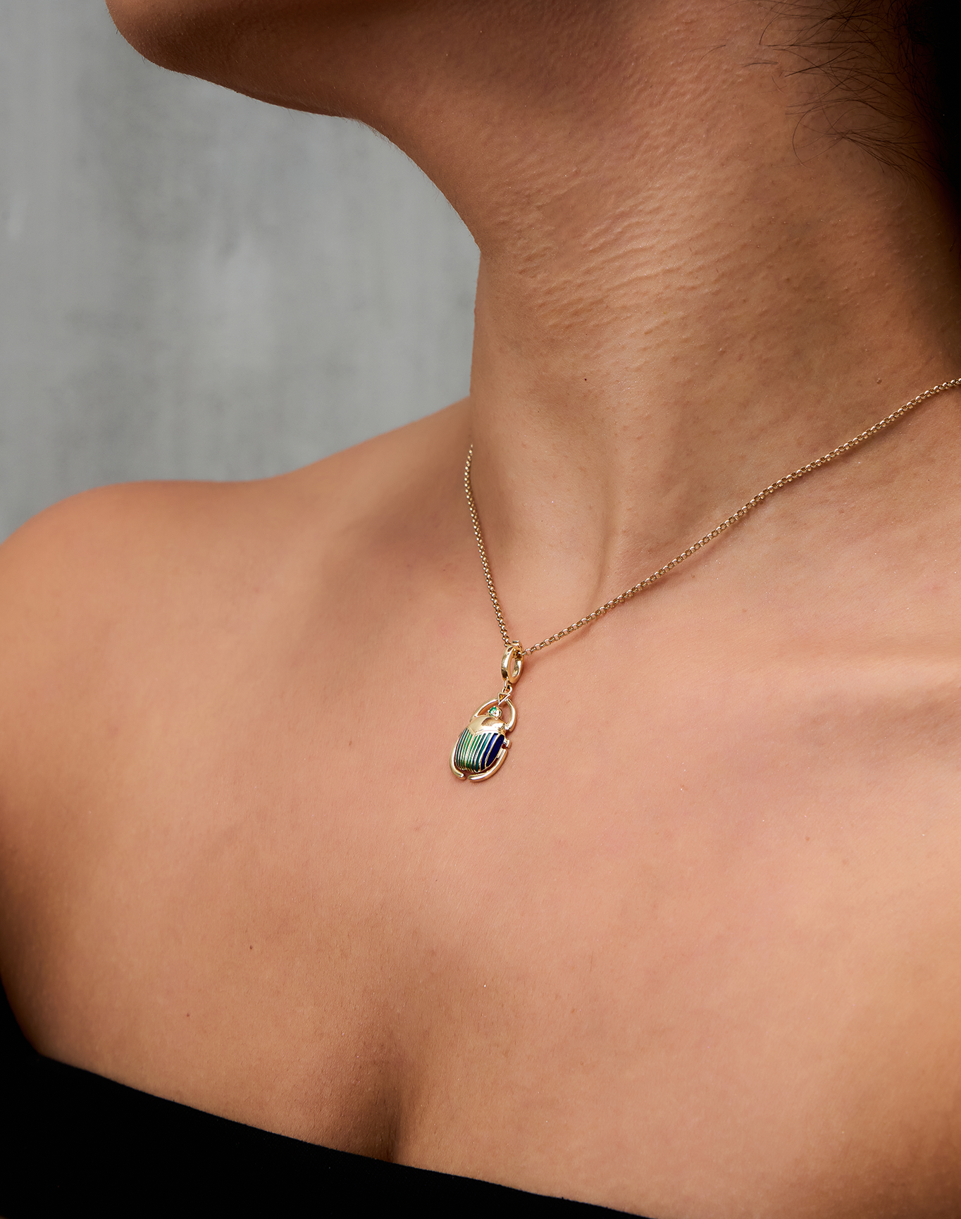 Beetle Charm Pendant