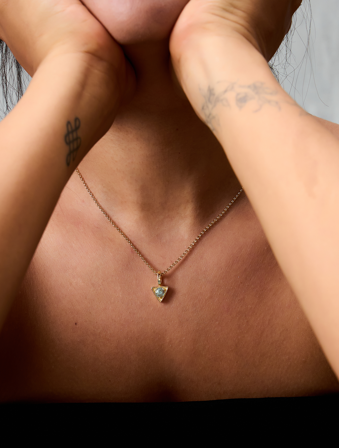 Shakti Aquamarine Pendant