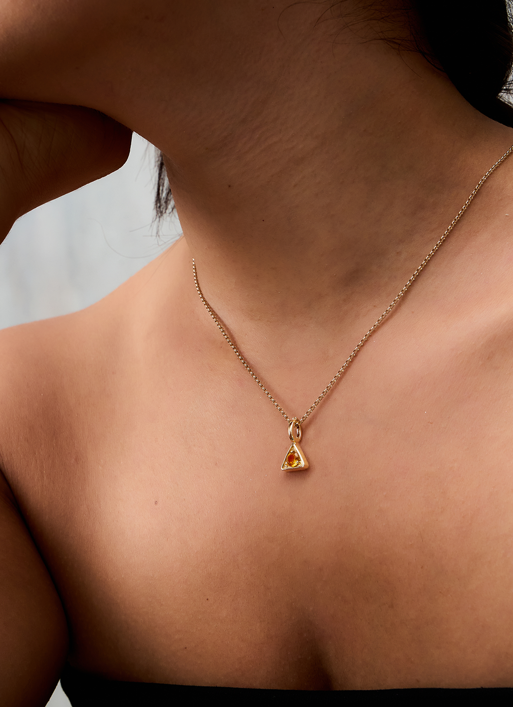 Agni Citrine Pendant