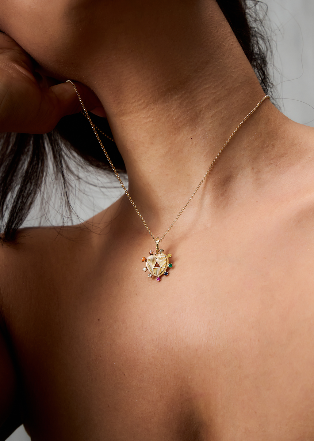 Navratan Charm Pendant
