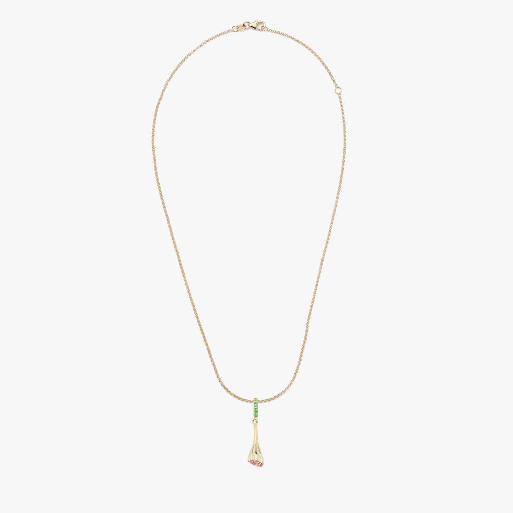 Lotus Sprout Charm Pendant