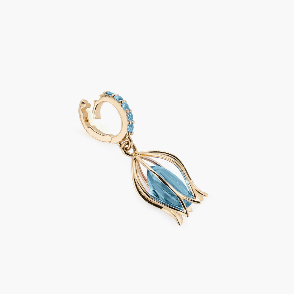 Tulip Topaz Charm Pendant
