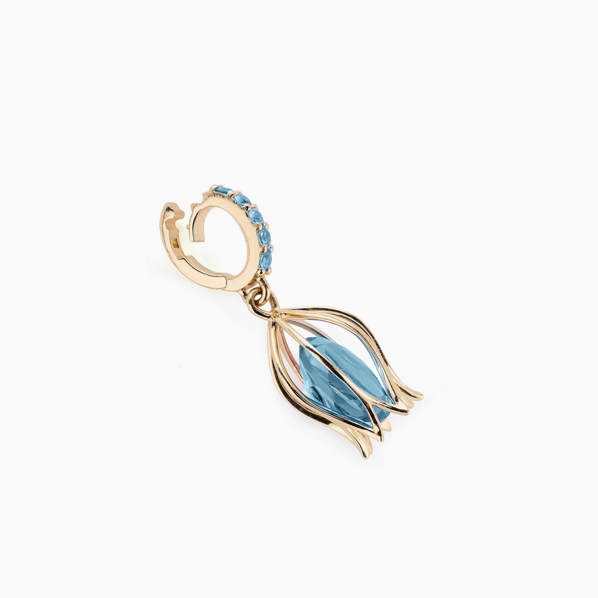Tulip Topaz Charm Pendant