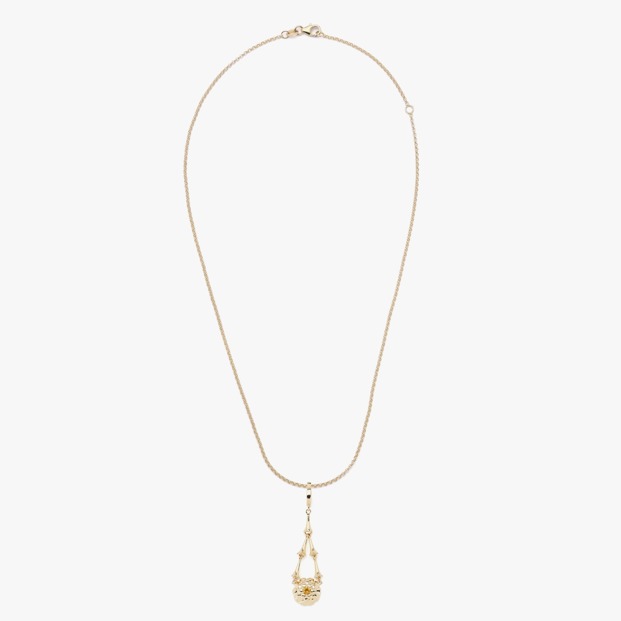 Marigold Charm Pendant