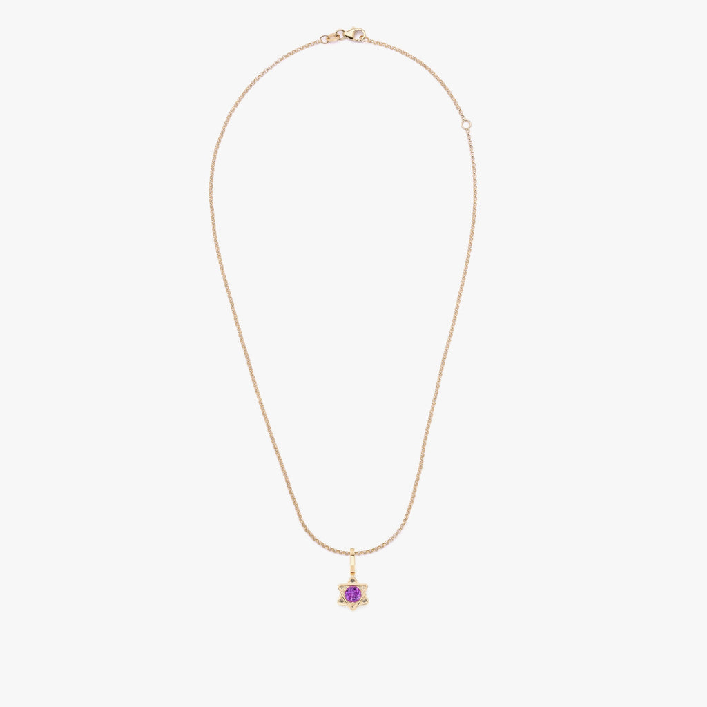 Star Amethyst Pendant