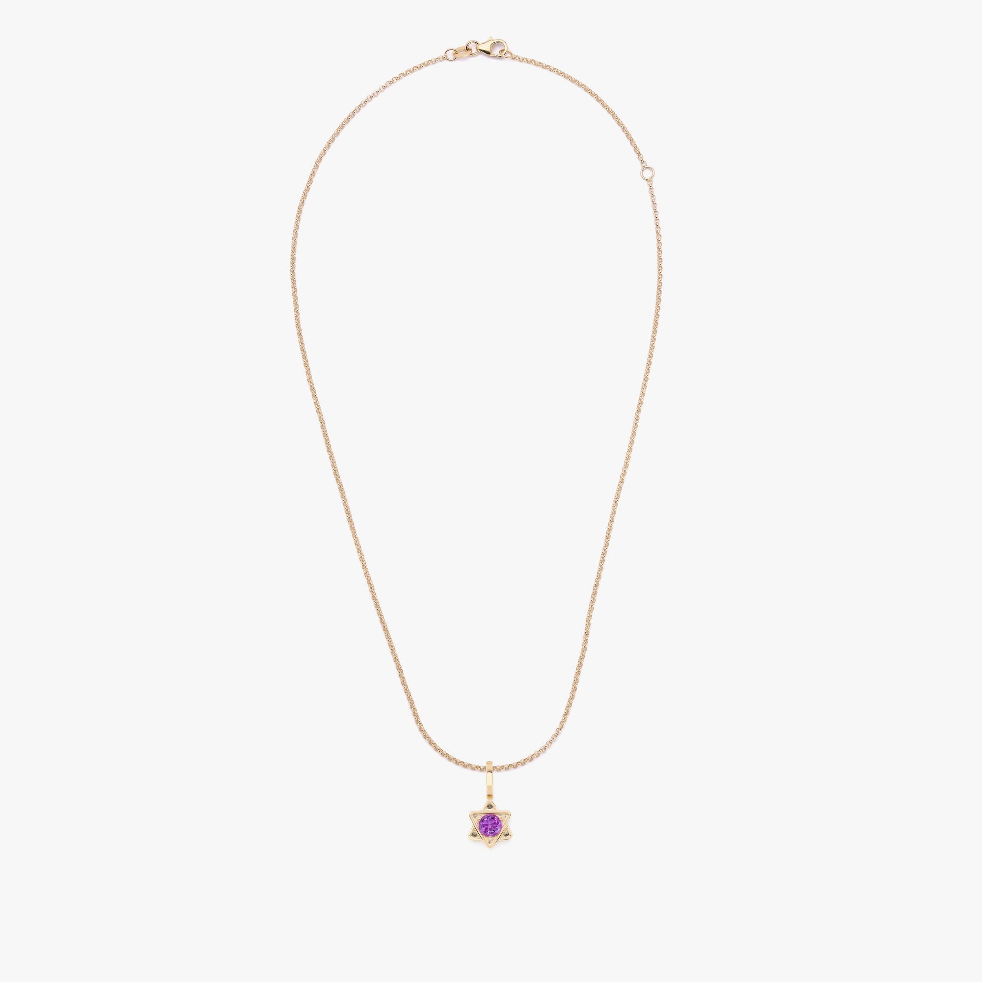 Star Amethyst Pendant