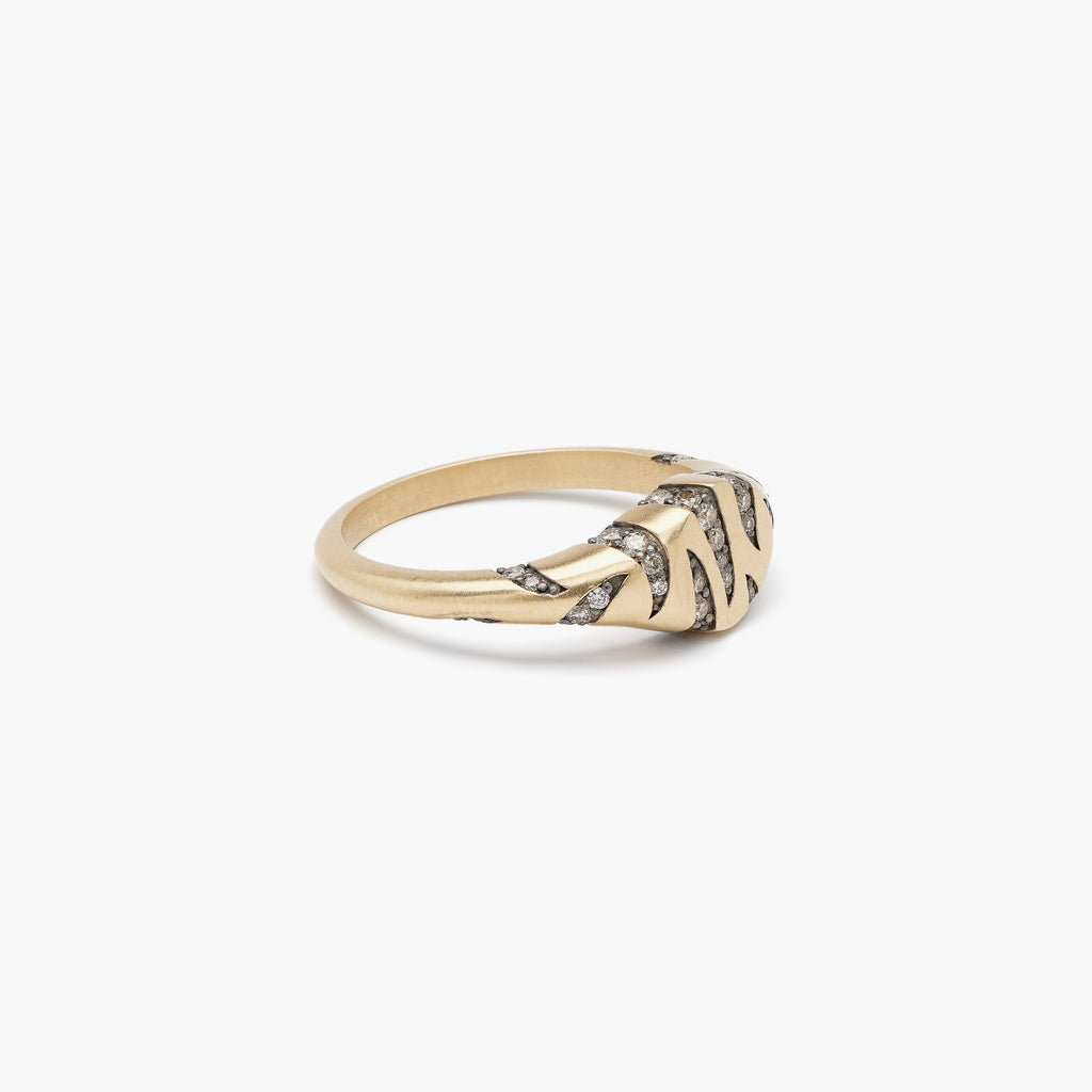 Tiger Signet Ring