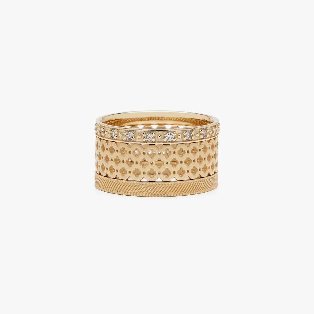 Jaali Gold Ring