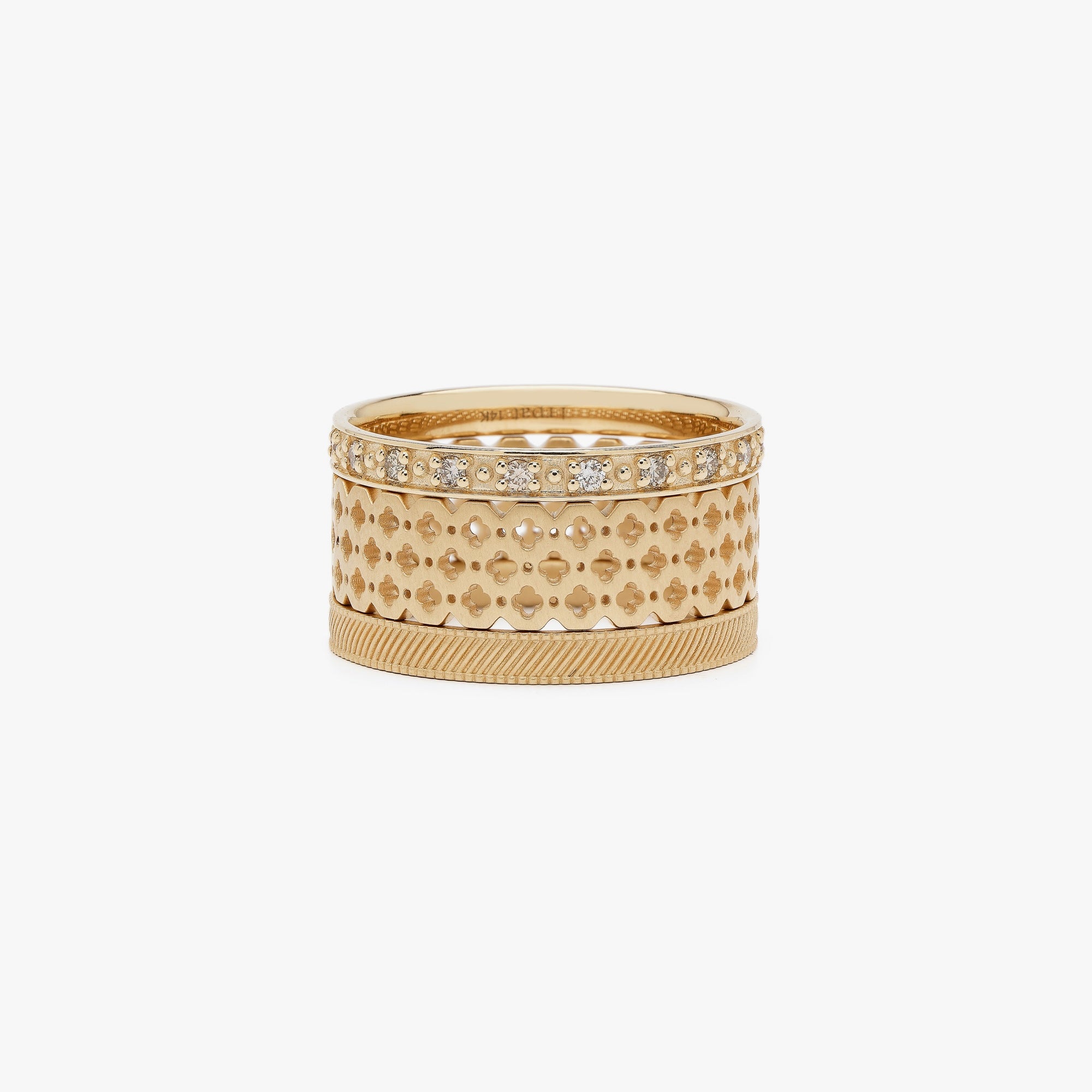 Jaali Gold Ring
