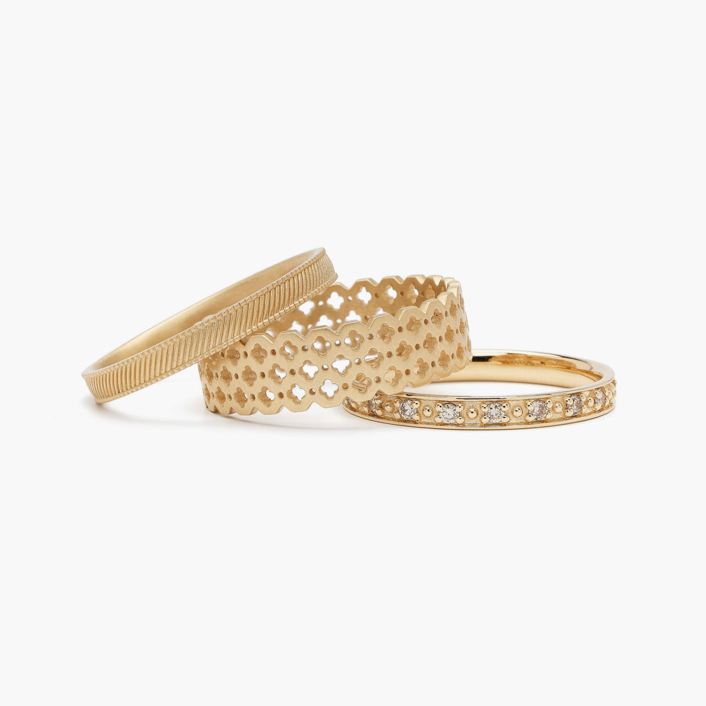 Jaali Gold Ring