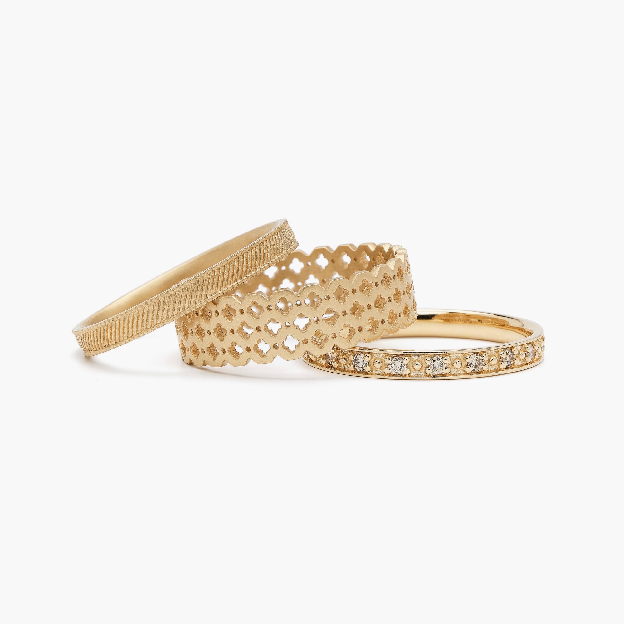 Jaali Gold Ring