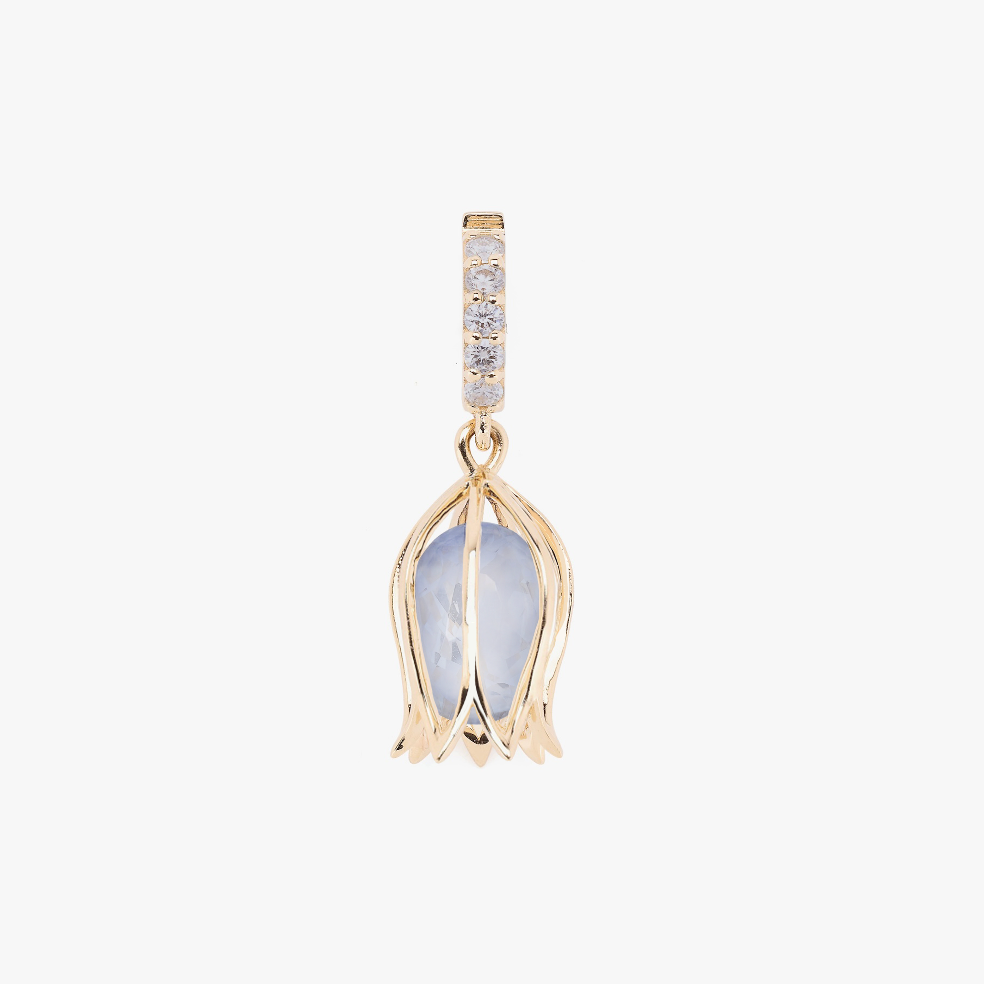 Custom Tulip Charm Pendant