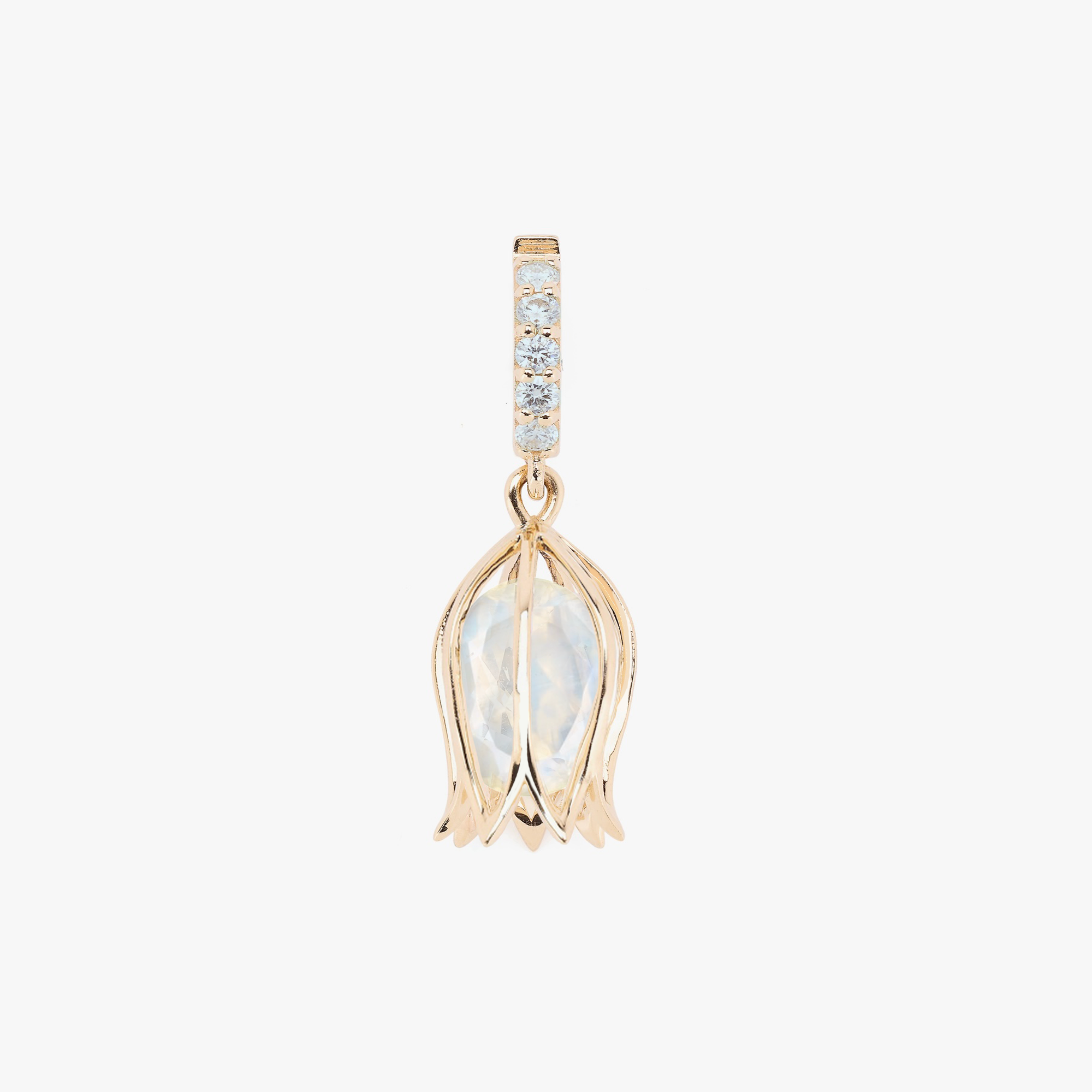 Custom Tulip Charm Pendant