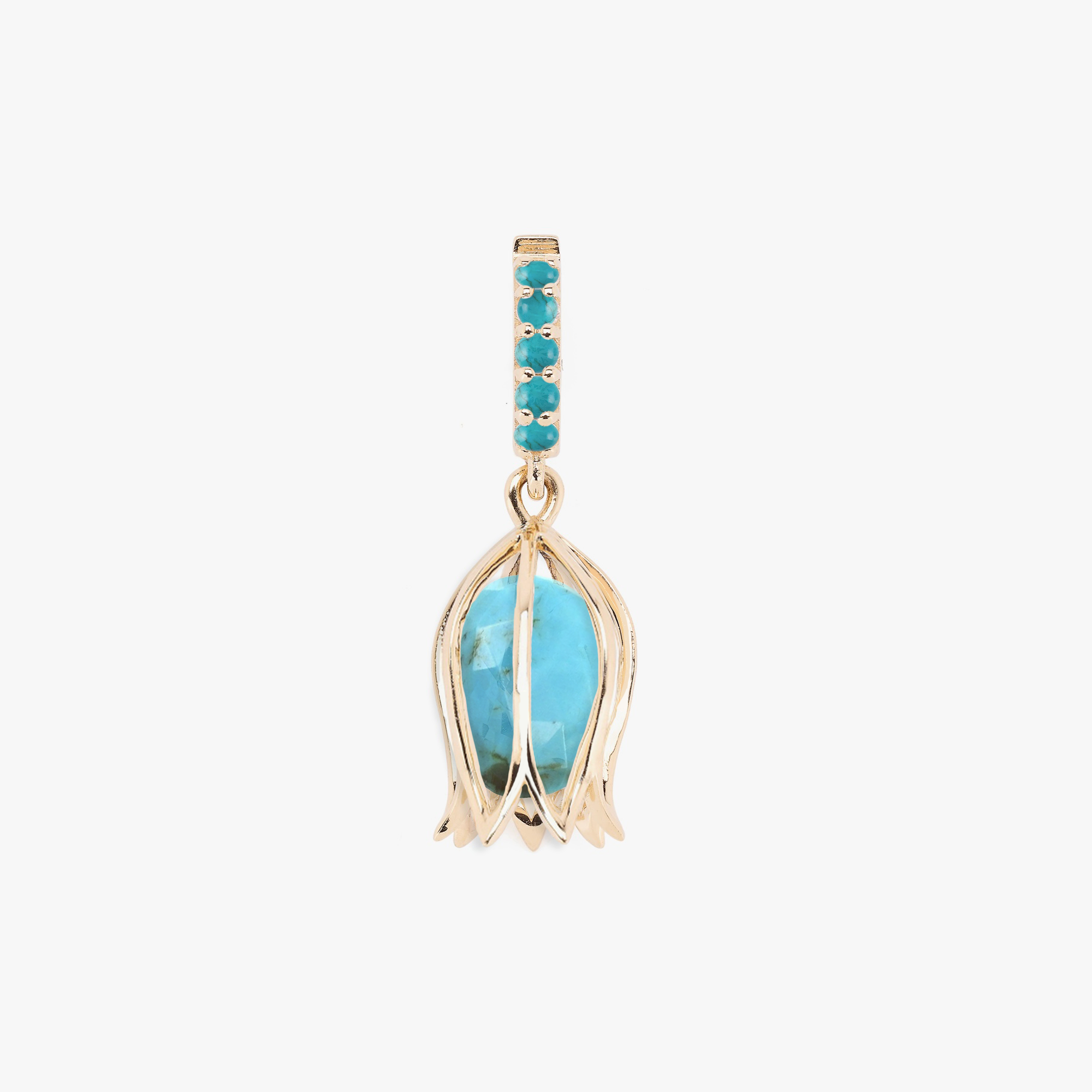 Custom Tulip Charm Pendant