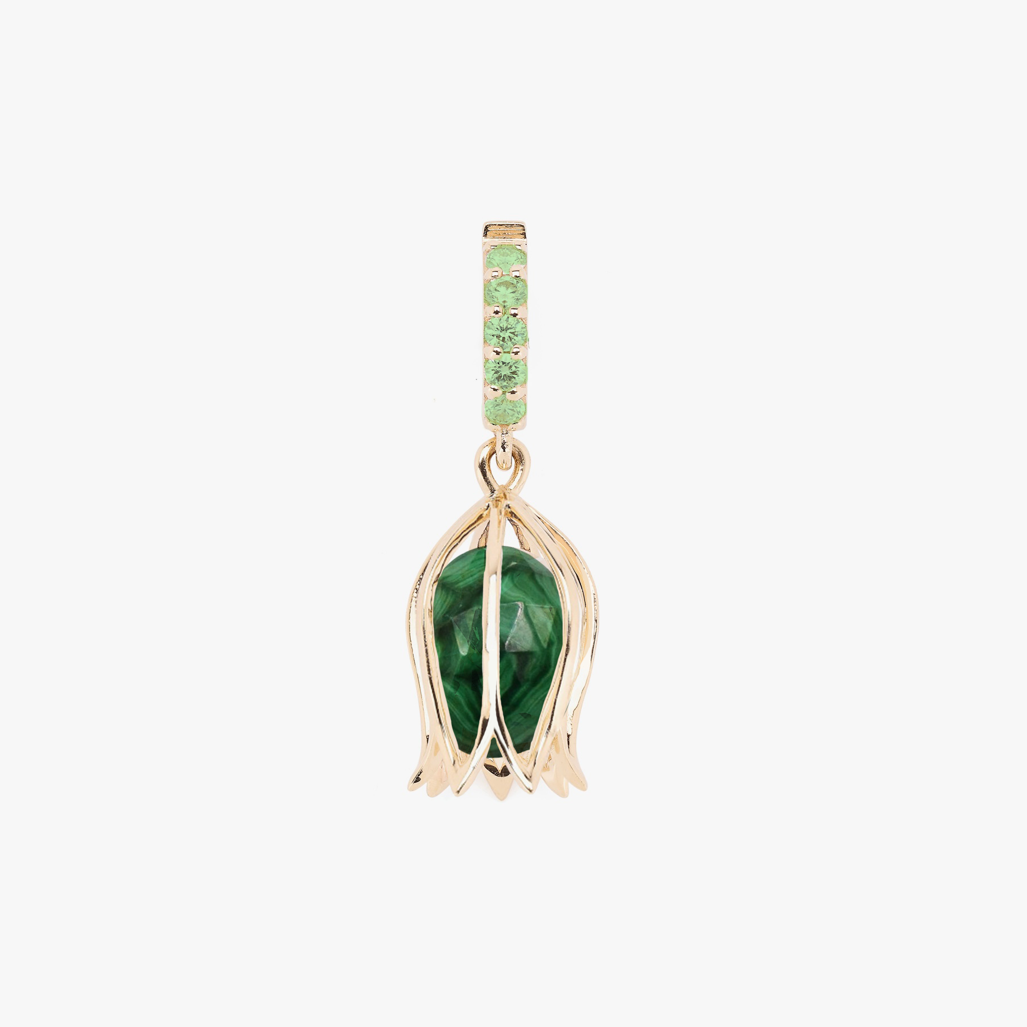 Custom Tulip Charm Pendant